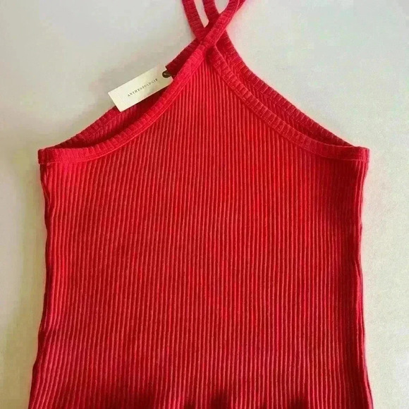NWT! Anthropologie Top Rated t. la Ribbed Halter Tank - Picture 3 of 8